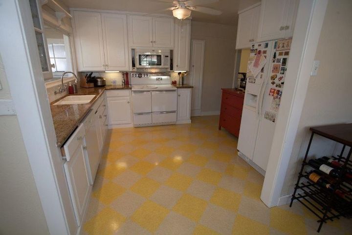 kitchen floors, flooring, kitchen design, Vinyl Composition Tile