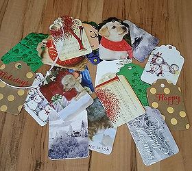 repurposing my christmas cards into christmas tags, crafts, how to, repurposing upcycling, Goodbye Christmas cards Hello gift tags