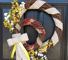 double welcome wreath decorated to span the seasons and holidays, crafts, wreaths