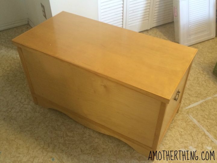 Revamp A Hope Chest With Contact Paper Hometalk