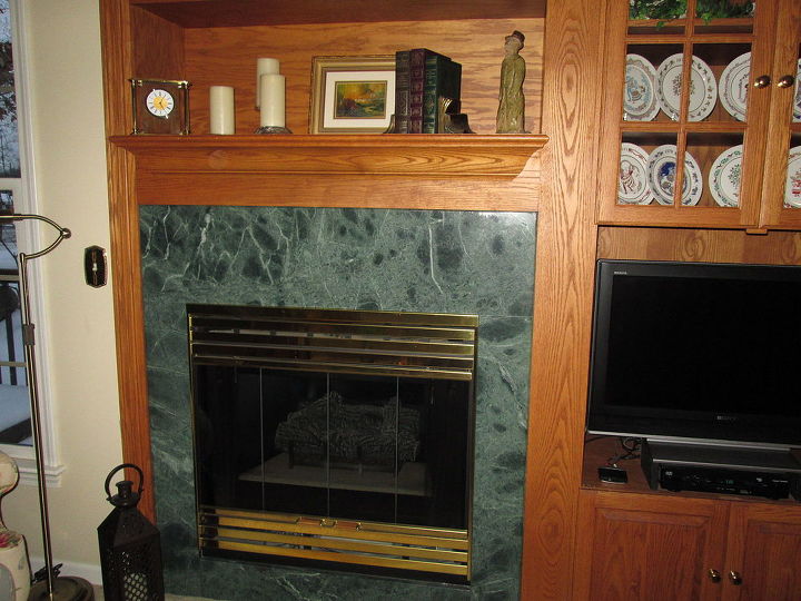 How To Update The Fireplace Without Ripping Out The Existing