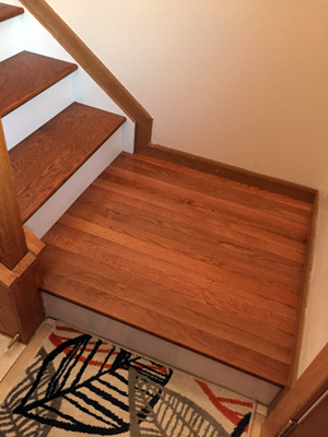 DIY Stairs - Dark Treads and White Risers | Hometalk