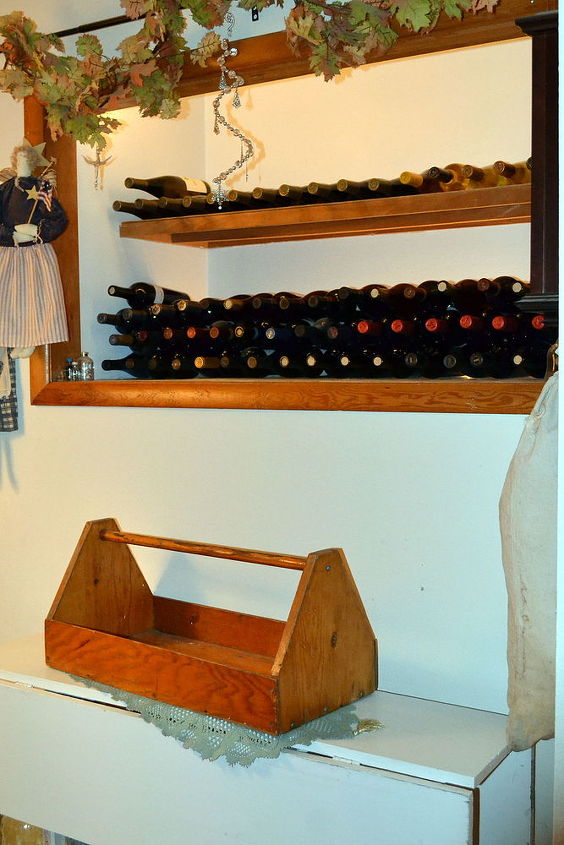 hole in wall to wine storage, storage ideas