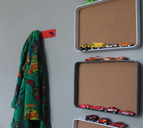 diy tray matchbox car wall organizer, organizing