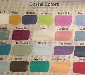 My Coastal Colors Beach Chic Paint Story