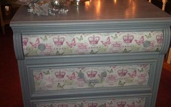 French Inspired decoupaged chest