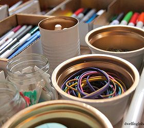 how i organized my junk using free stuff from my recycle bin, crafts, how to, organizing, storage ideas
