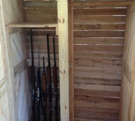 Repurposed Pallet Gun Cabinet Hometalk