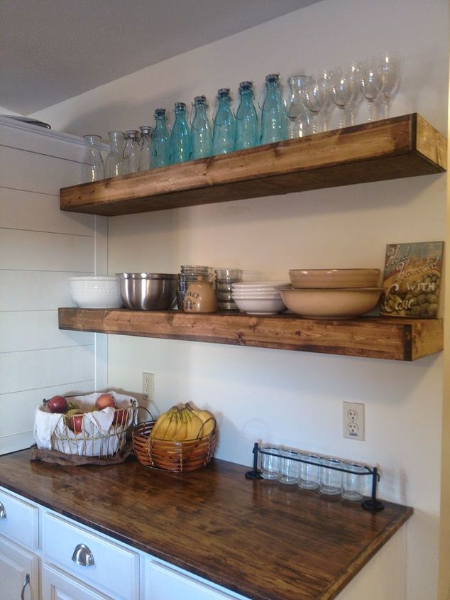 25 Amazing Ideas How To Use Your Home’s Corner Space ... $20 DIY Floating Shelves | Hometalk
