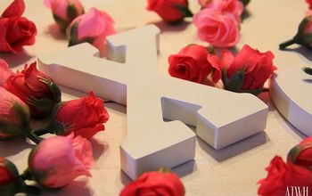 Valentine's Day Craft-Floral Letters