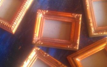 Gaudy Little Picture Frames Turned Simply Elegant!