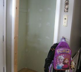 basic entry closet gets a repurposed redo, closet, foyer, repurposing upcycling, storage ideas