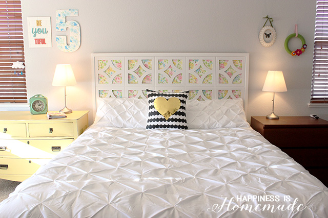 diy vintage sheet headboard, bedroom ideas, crafts, diy, home decor, reupholster