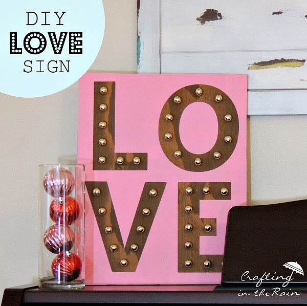 diy faux marquee love sign, crafts, seasonal holiday decor, valentines day ideas