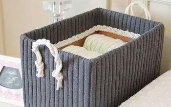 Cute Storage Boxes From Old Sweaters and Boxes
