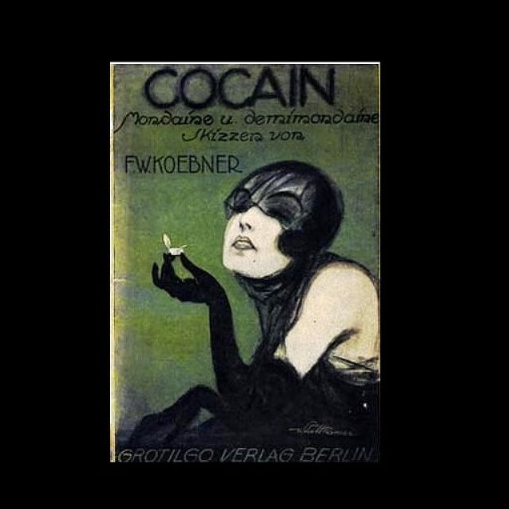 psa drogas so ruins decorao boa, Capa de revista original de Berlim de 1921