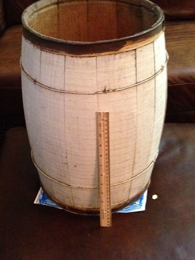 what should i do with this cool old barrel, Ruler for perspective