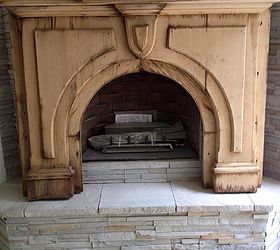 q wood mantle what would you do, fireplaces mantels, living room ideas