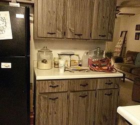What Would You Do With These Fake Barn Wood Cabinets Hometalk