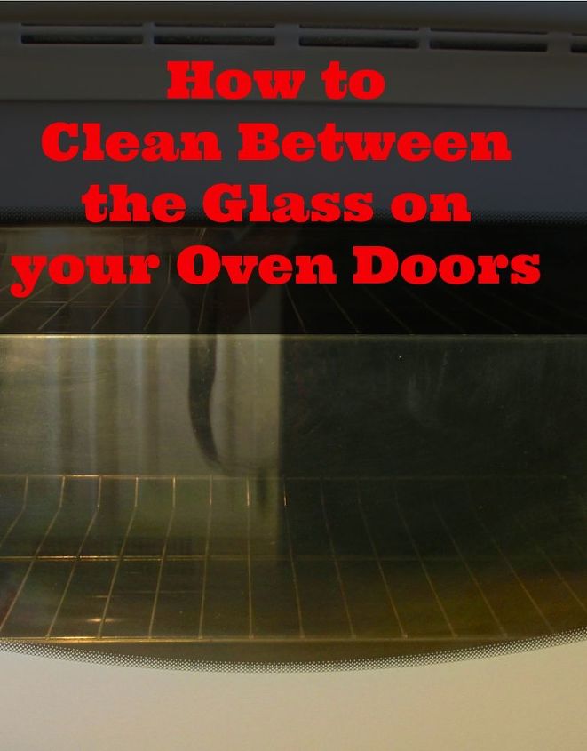 quita la suciedad de entre los cristales de las puertas de tu horno
