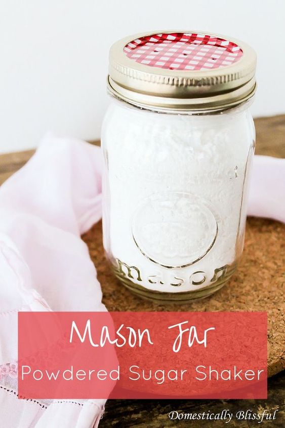 mezclador de azcar en polvo mason jar