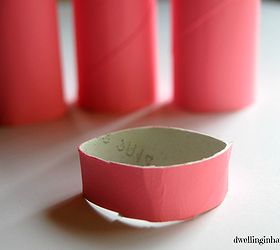 look at her awesome pinterest inspired tp roll craft, crafts, how to, repurposing upcycling, seasonal holiday decor