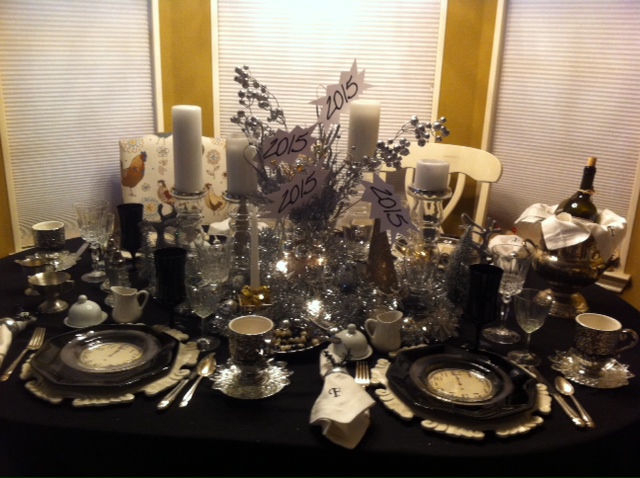 first tablescape for 2015