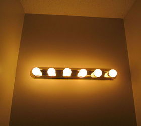 updating lighting in bathroom, bathroom ideas, lighting