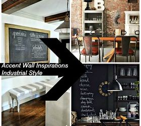 q adding an industrial look to a kitchen with a chalkboard, chalkboard paint, kitchen design, painting, Paint entire wall chalk or hang a framed one No chalk at all only texturized somehow and possible chalk board frame