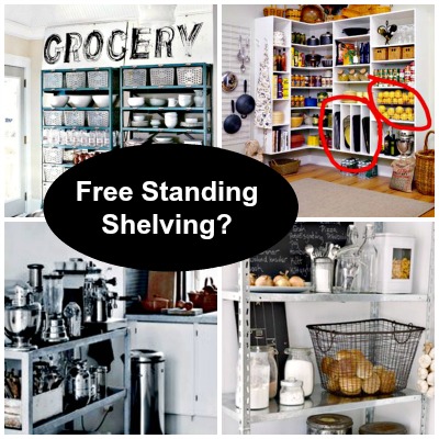 q how to organize a kitchen with custom shelving and storage, kitchen design, organizing, shelving ideas, storage ideas, Forget the built ins Free standing shelving or built in shelving with perhaps one or two doors to hide things I don t want seen