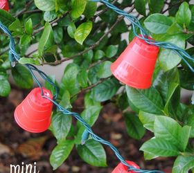 Mini Red Solo Cups Lights - Fun Game Day & Party Idea!