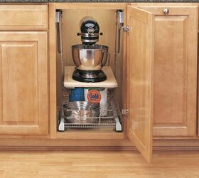 Easily store your stand mixer in our base mixer storage shelf. You