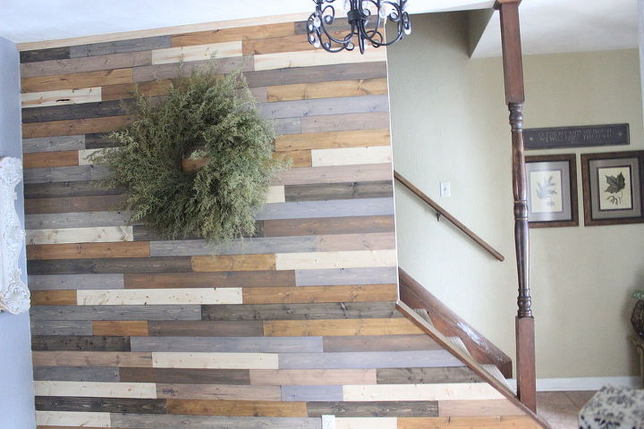 Painted Wood Plank Wall Hometalk