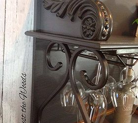custom wine cabinet, painted furniture