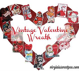 vintage valentine wreath, crafts, how to, seasonal holiday decor, valentines day ideas, wreaths