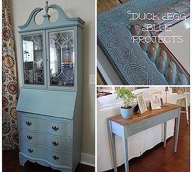 Repainted Furniture In Duck Egg Blue Color Hometalk