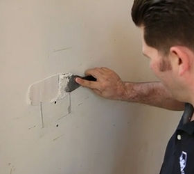 how to repair a drywall hole, home maintenance repairs, how to, painting, wall decor