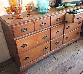 Repainted Dresser in Dark Blue Hometalk