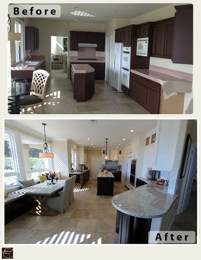 transitional style kitchen complete home remodel, home improvement, kitchen design