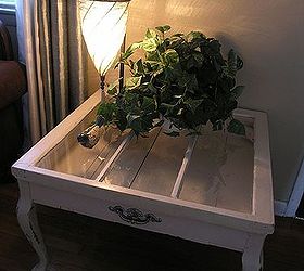 repurposed window to shabby chic table, painted furniture, repurposing upcycling, windows
