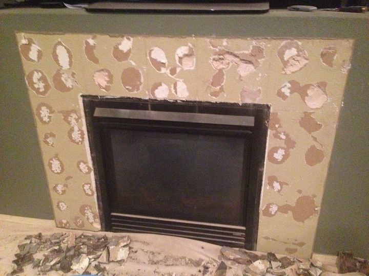 diy mantle for 20 bucks, fireplaces mantels, And less pretty
