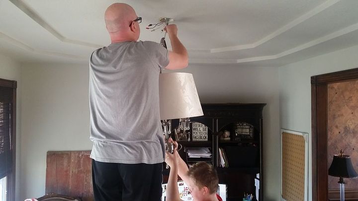 Non Traditional Ceiling Medallion Hometalk