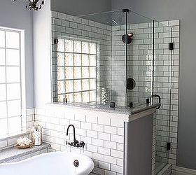 master bath remodel, bathroom ideas, home improvement, Who doesn t love a glitzy chandelier
