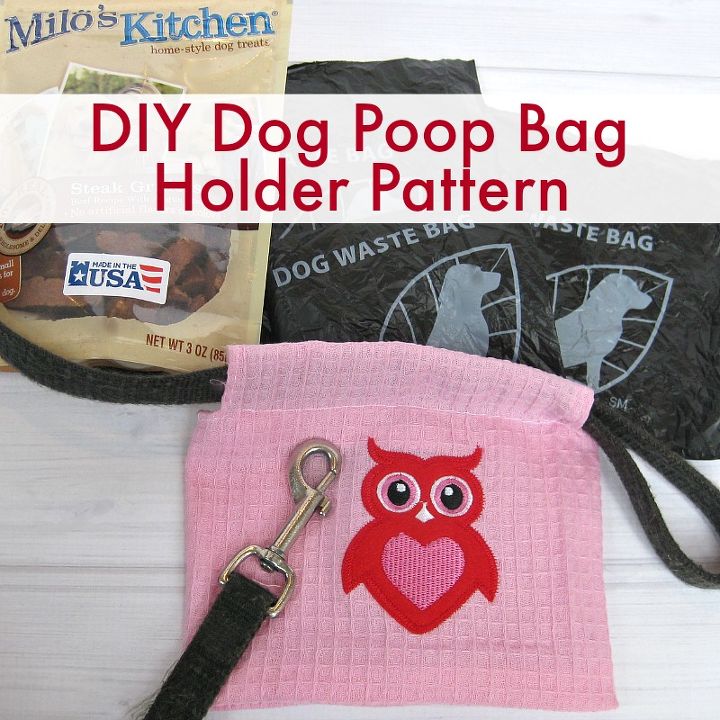 diy dog waste bag holder, crafts, how to, pets animals