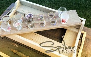 Shot Glass Serving Tray (2 in 1)