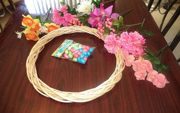 Mi DIY Primavera / Pascua / Verano Wreath.