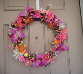my diy spring easter summer wreath, crafts, easter decorations, seasonal holiday decor, wreaths