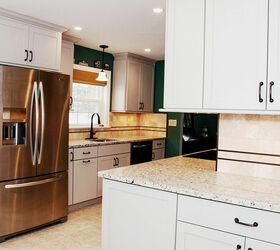 silver spring md 20902 contemporary kitchen remodel, home improvement, kitchen design, KitchenAid French door refrigerator