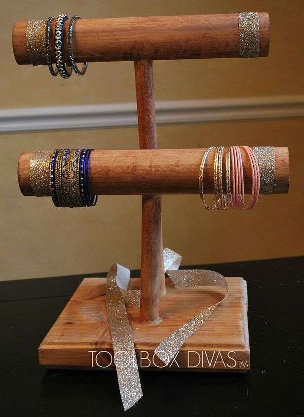 14 Wooden Bracelet Holders Hometalk Diy Wooden Bracelet Holders Bedroom Ideas Crafts How To Organizing