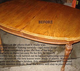 ugly duckling to swan a second hand table becomes a real gem